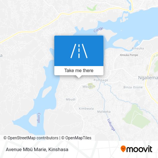 Avenue Mbû Marie map