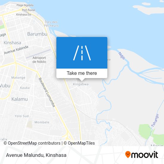 Avenue Malundu map