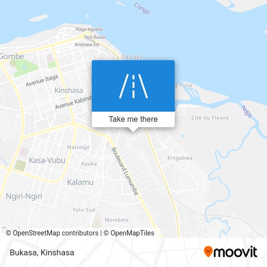 Bukasa map