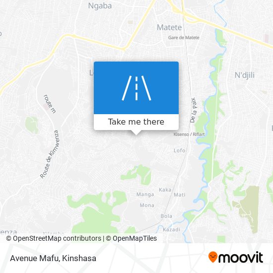 Avenue Mafu map