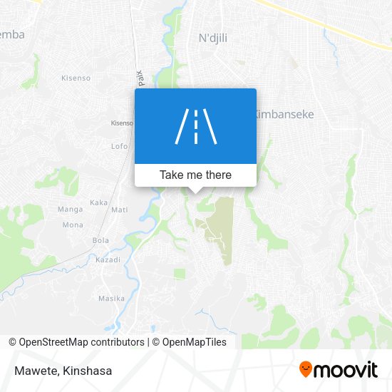 Mawete map