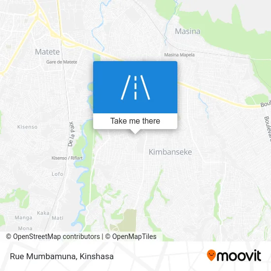 Rue Mumbamuna map