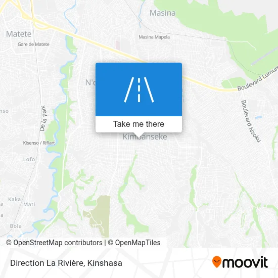Direction La Rivière map
