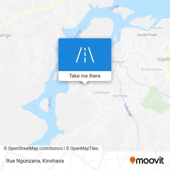 Rue Ngunzana map