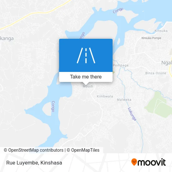 Rue Luyembe map