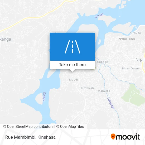 Rue Mambimbi map