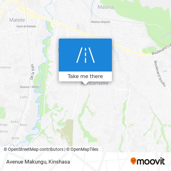 Avenue Makungu map