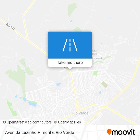 Avenida Lazinho Pimenta map