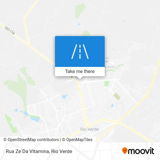 Rua Ze Da Vitamina map