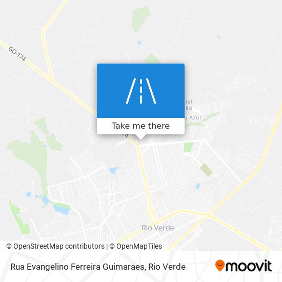 Rua Evangelino Ferreira Guimaraes map