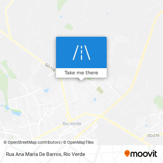 Mapa Rua Ana Maria De Barros