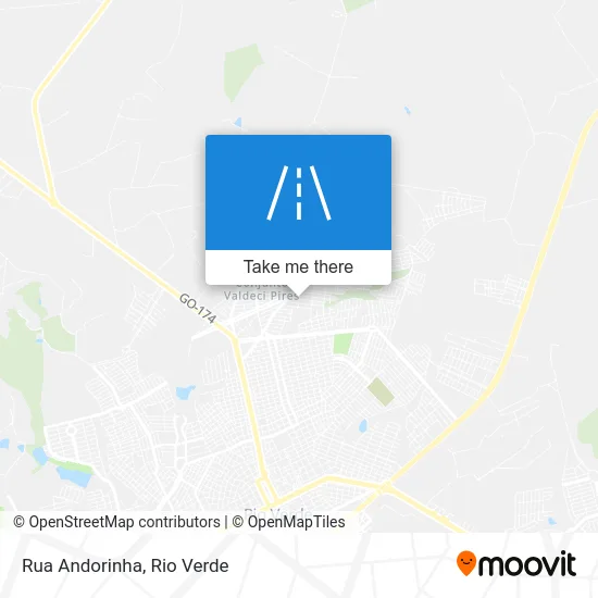 Rua Andorinha map