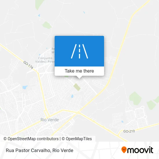 Rua Pastor Carvalho map