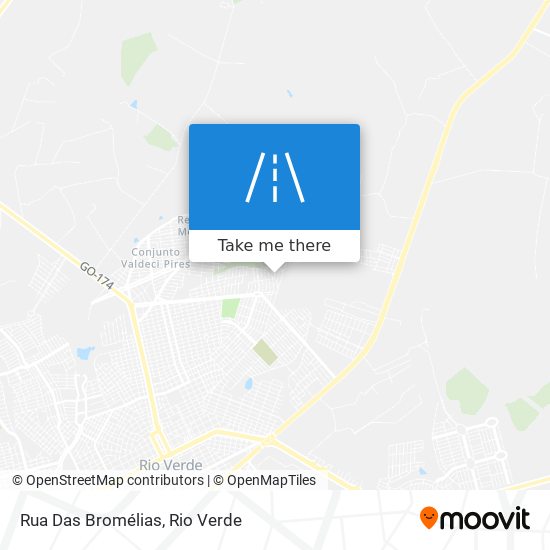 Rua Das Bromélias map