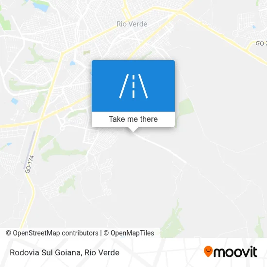 Rodovia Sul Goiana map