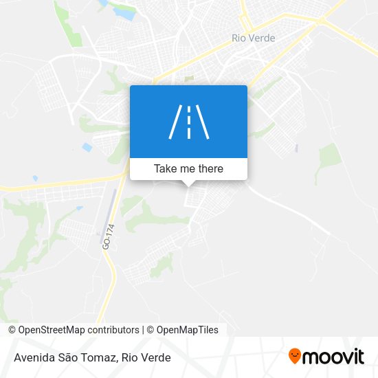 Avenida São Tomaz map