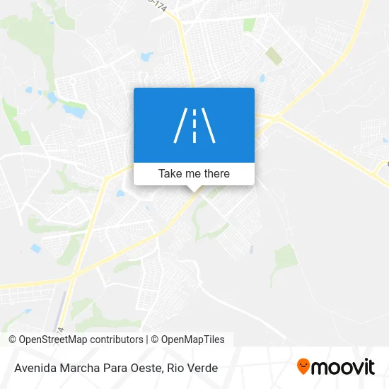 Avenida Marcha Para Oeste map