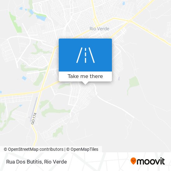 Mapa Rua Dos Butitis