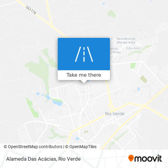 Alameda Das Acácias map