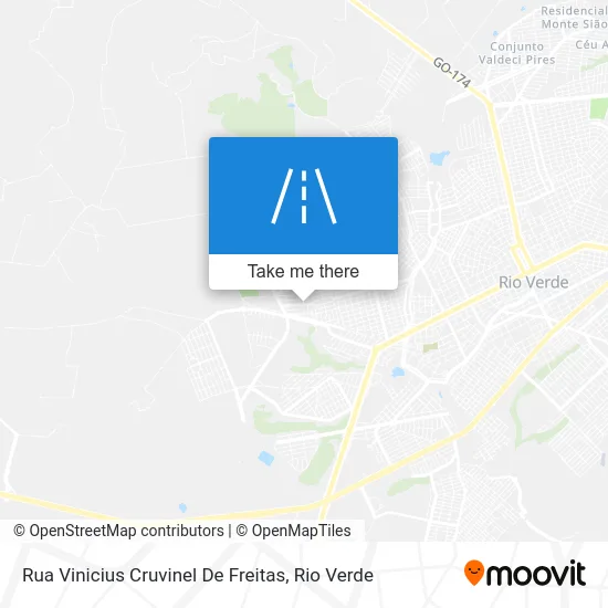 Rua Vinicius Cruvinel De Freitas map