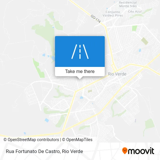 Rua Fortunato De Castro map