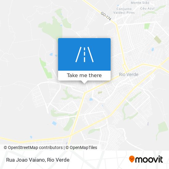 Mapa Rua Joao Vaiano