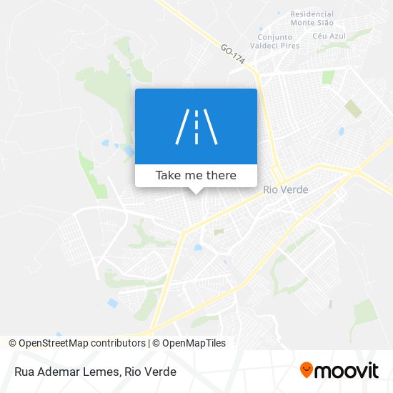 Rua Ademar Lemes map