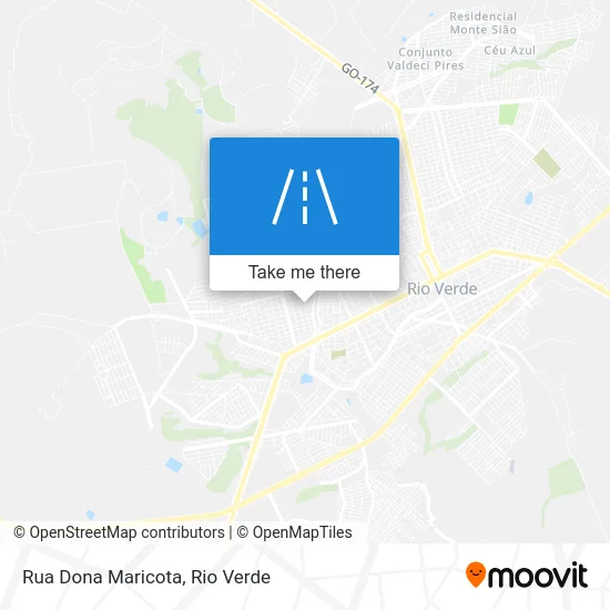Rua Dona Maricota map