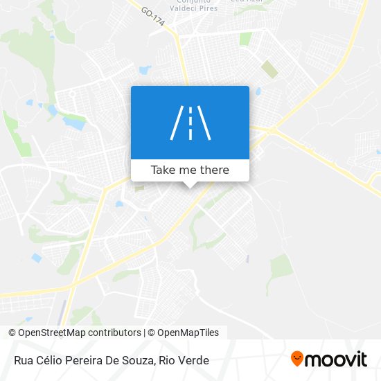 Mapa Rua Célio Pereira De Souza