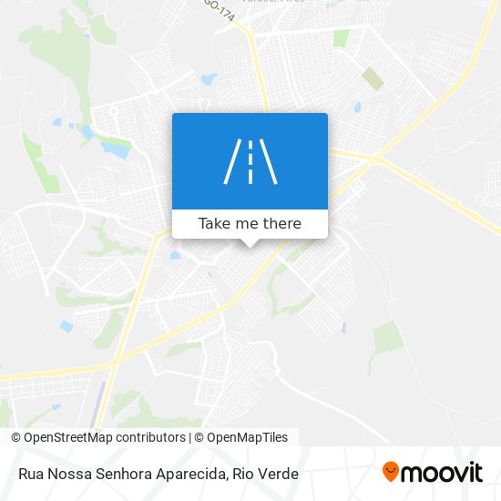 Mapa Rua Nossa Senhora Aparecida