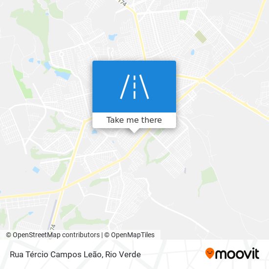 Mapa Rua Tércio Campos Leão