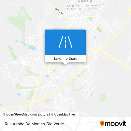 Rua Almiro De Moraes map