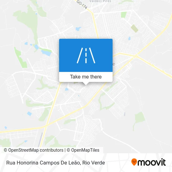 Rua Honorina Campos De Leão map
