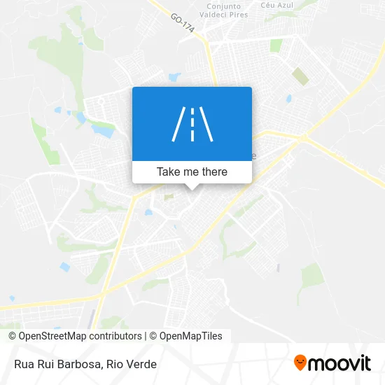 Rua Rui Barbosa map