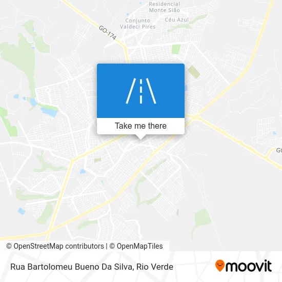 Rua Bartolomeu Bueno Da Silva map
