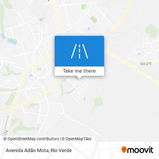 Mapa Avenida Adão Mota