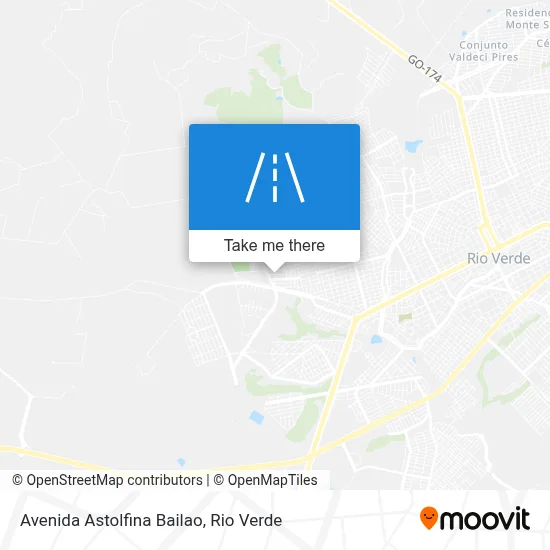 Avenida Astolfina Bailao map