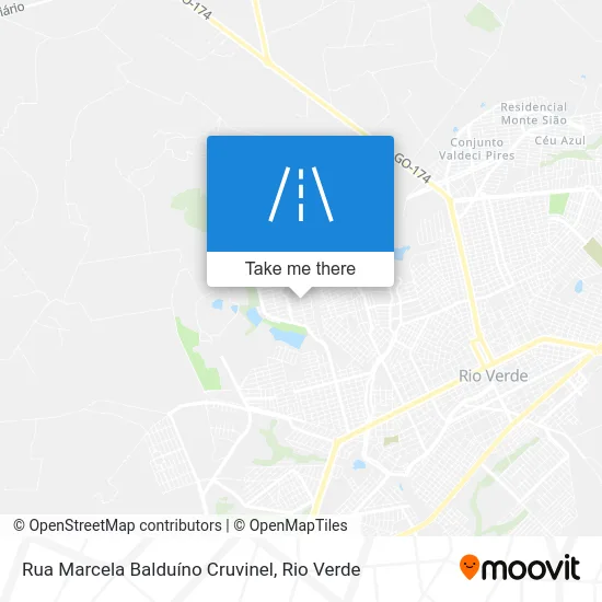 Rua Marcela Balduíno Cruvinel map