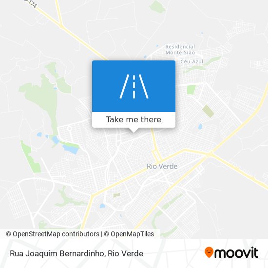 Mapa Rua Joaquim Bernardinho