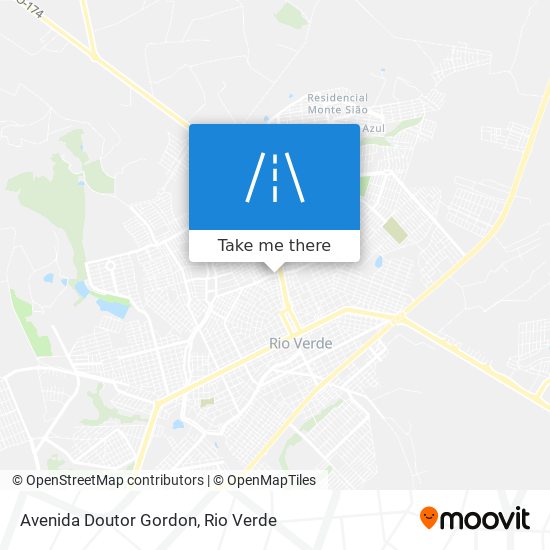 Avenida Doutor Gordon map