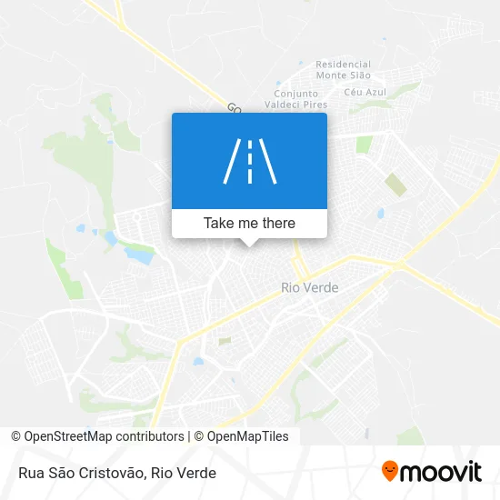 Rua São Cristovão map