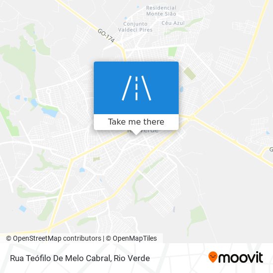 Mapa Rua Teófilo De Melo Cabral