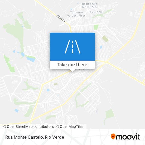 Rua Monte Castelo map