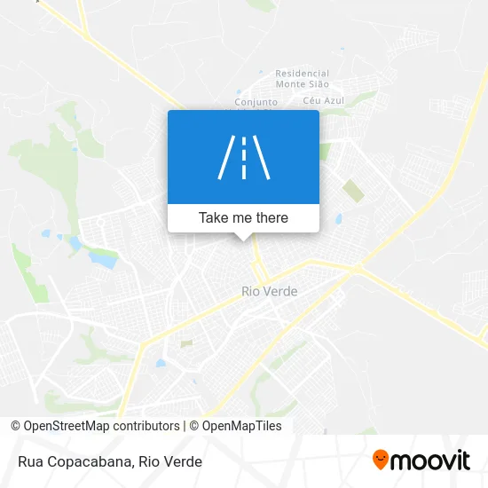 Rua Copacabana map