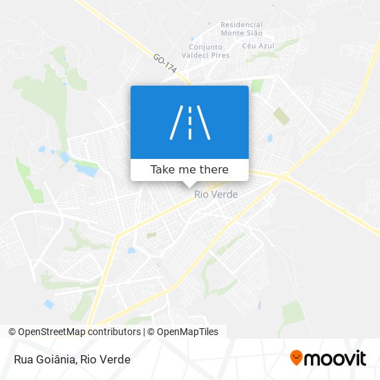 Rua Goiânia map