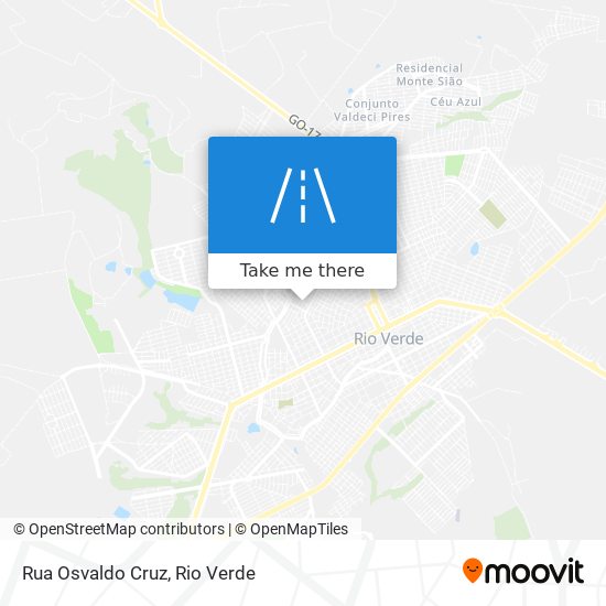 Rua Osvaldo Cruz map