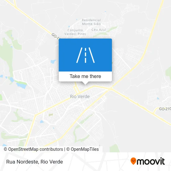 Rua Nordeste map