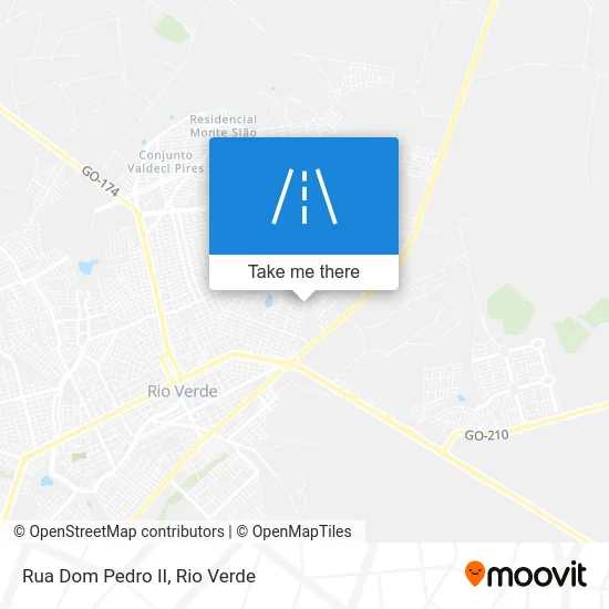 Rua Dom Pedro II map