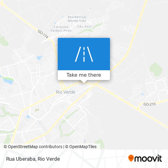 Mapa Rua Uberaba