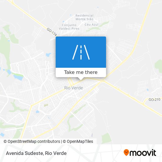 Mapa Avenida Sudeste